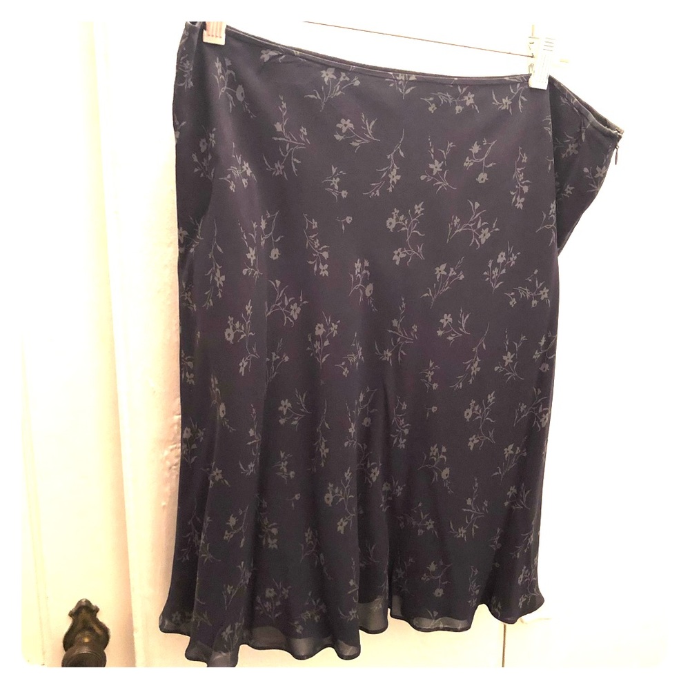INC gray Aline skirt